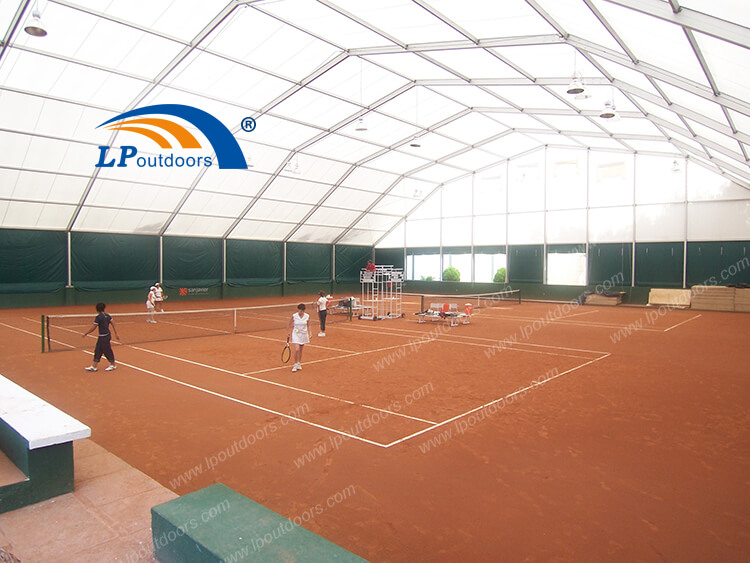  Tente de sports de polygone de cadre en aluminium de bâtiment provisoire pour le court de tennis extérieur